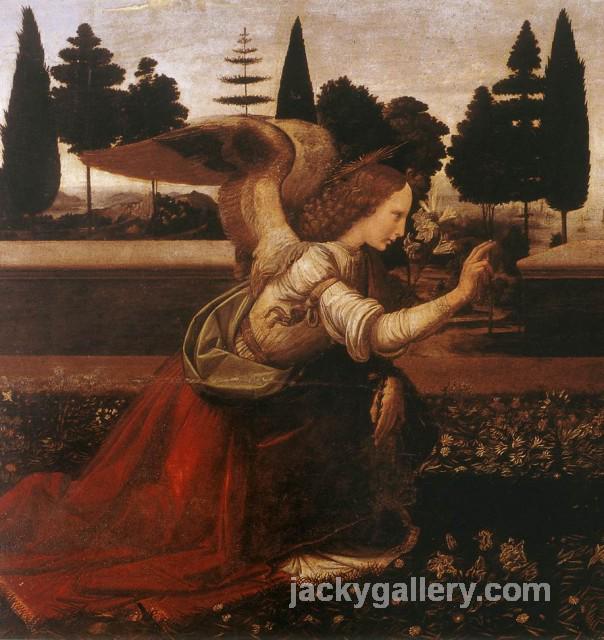 Annunciation, Leonardo Da Vinci's high quality hand-painted oil painting reproduction